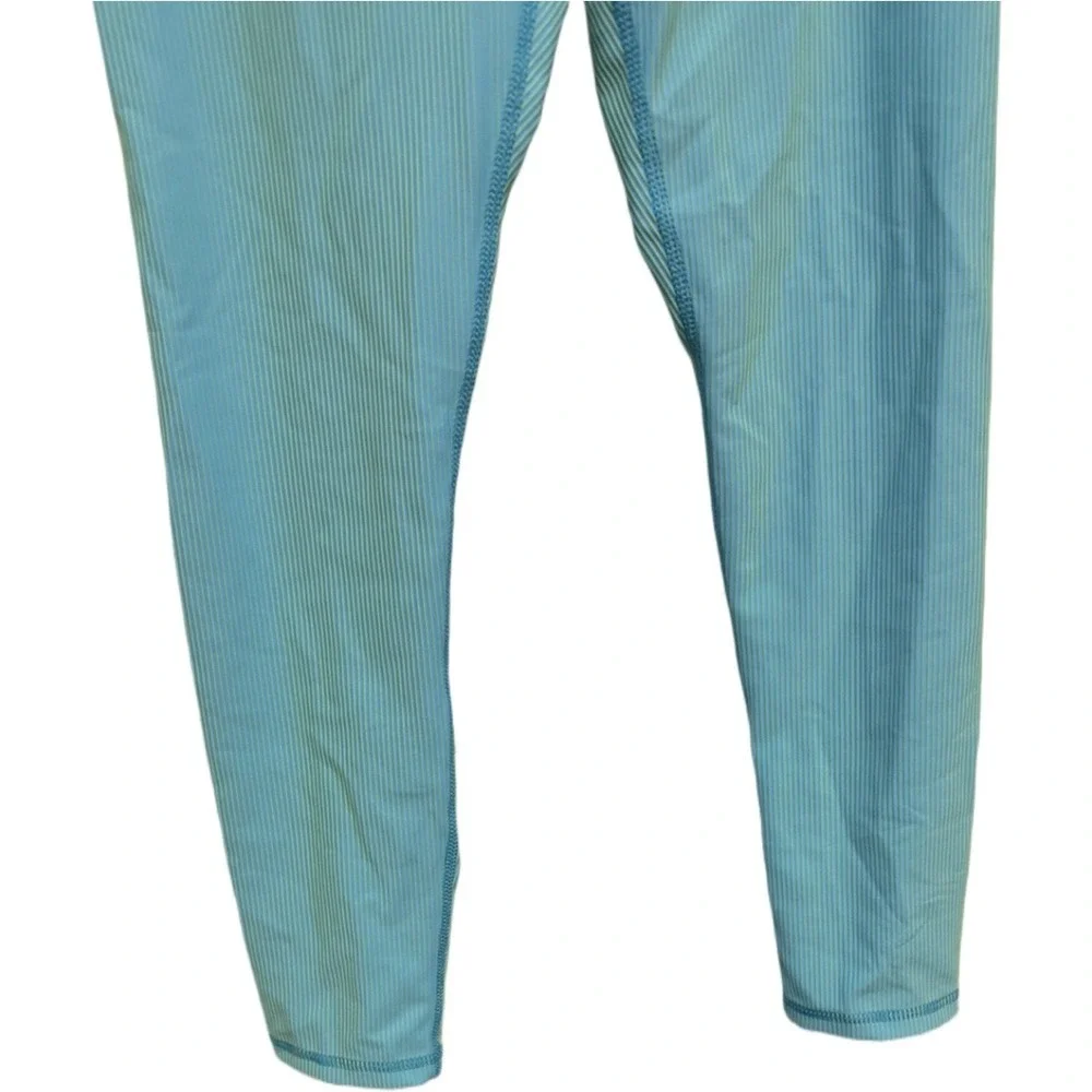Old Navy Powersoft Leggings Girls Size M 8 Go-Dry Ribbed Blue Athletic Pants NWT